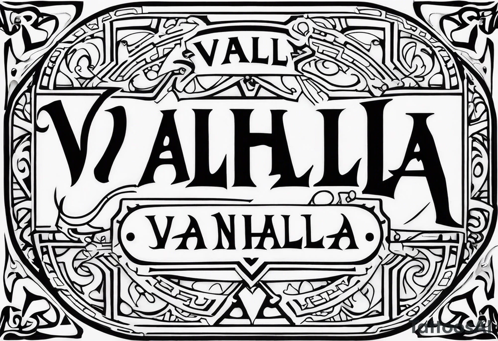 Valhalla tattoo idea