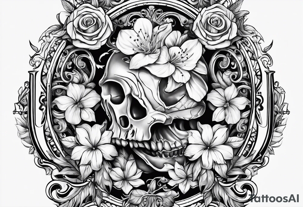 Rebirth, initials aj, pj tattoo idea