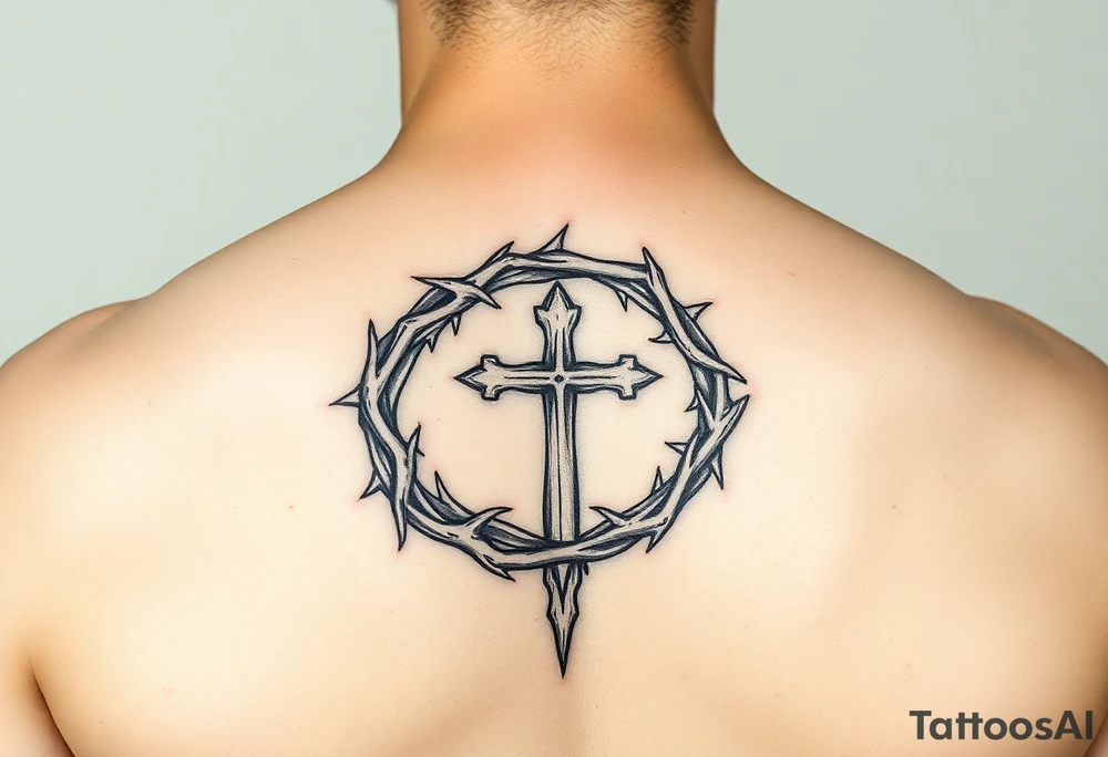 Crown of thorn Spiral wrap
 include God First + cross in the wrap tattoo idea
