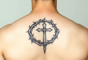 Crown of thorn Spiral wrap
 include God First + cross in the wrap tattoo idea