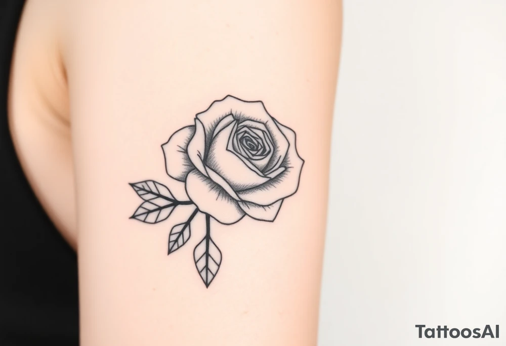 rose tattoo idea