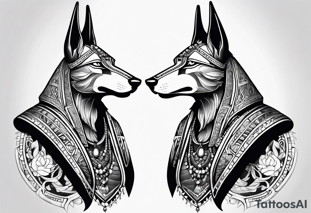 anubis tattoo idea