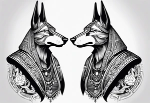 anubis tattoo idea