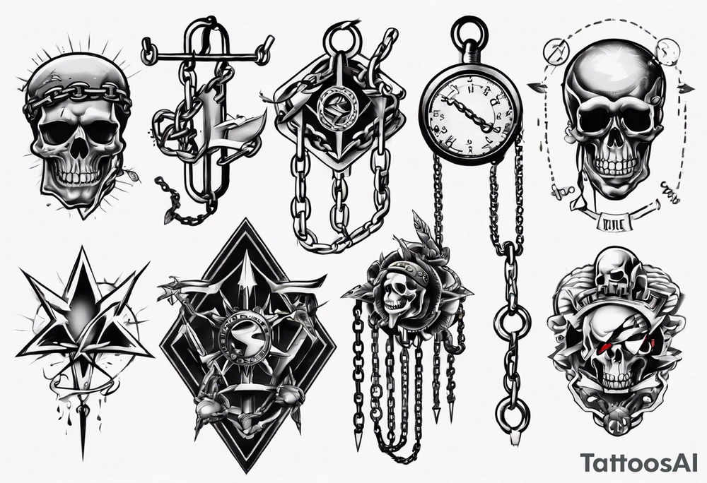 Chains tattoo idea