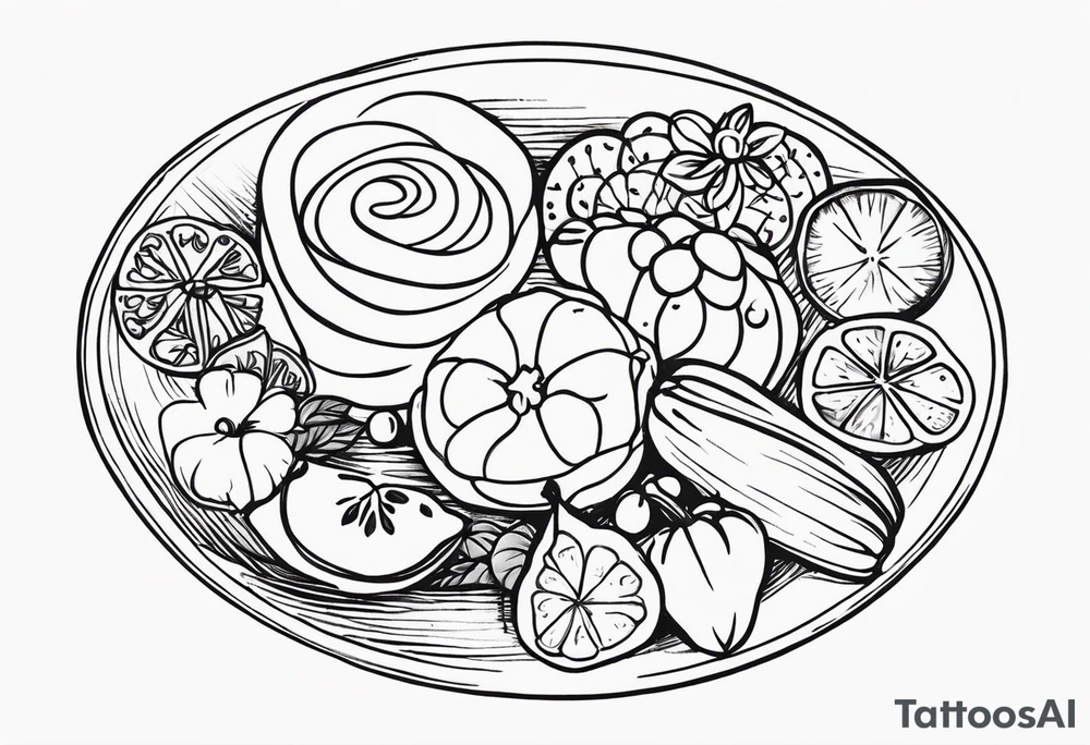 I'm looking for a tattoo design that beautifully reflects the essence of my grandma . My grandma you'll always see her smiling and ready to cook you anything you want. Her daily routine is to go to church in the morning then straight of to the farmers market. tattoo idea