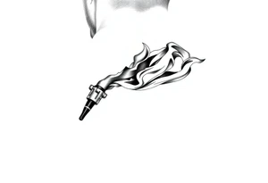 Dope in smoke tattoo idea