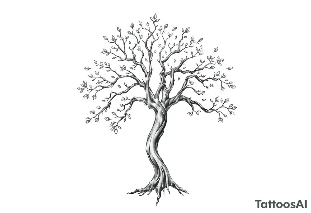 Family tree tattoo idea