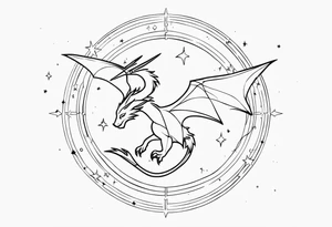 draco constellation tattoo idea