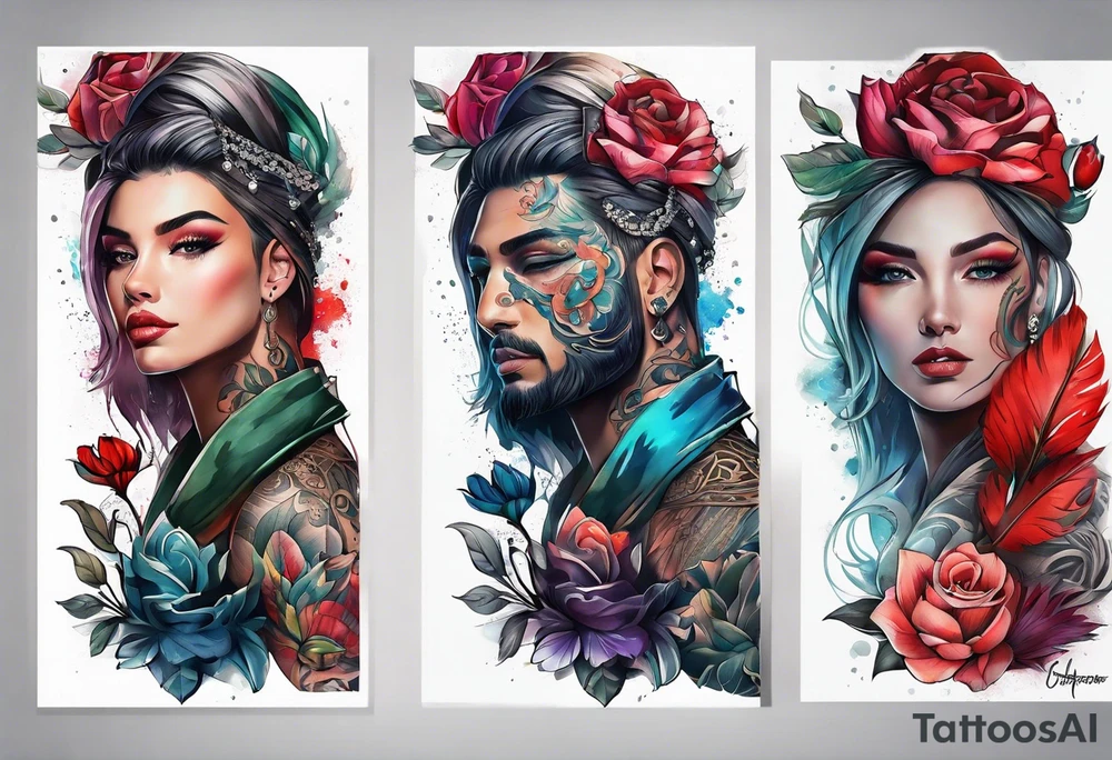 Sleeve tattoo idea