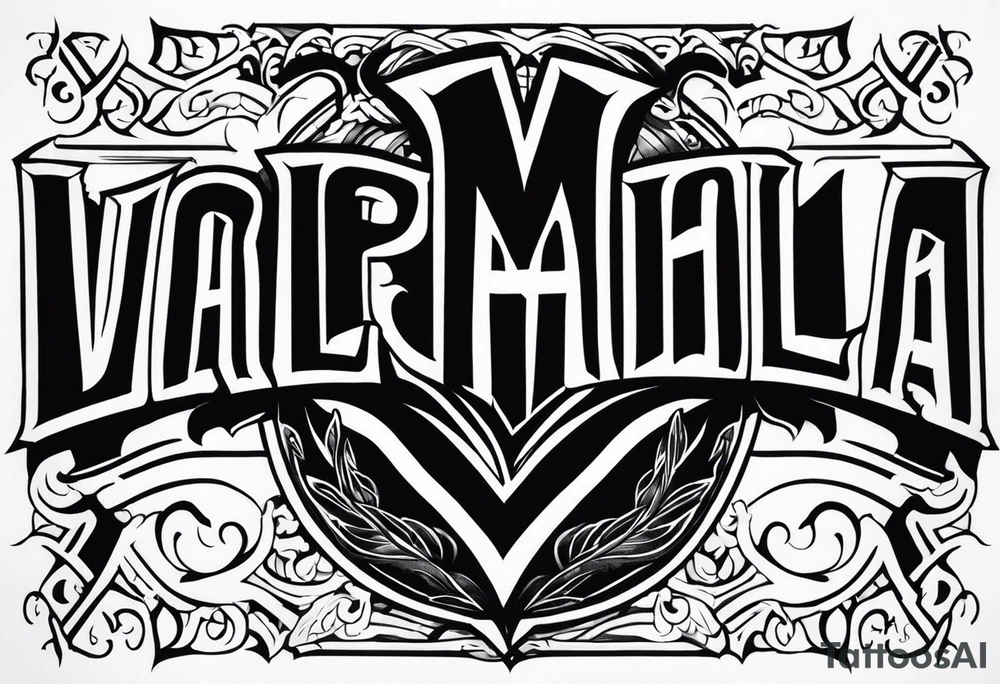 Victory or valhalla tattoo idea