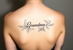 Memorial for grandma tattoo idea
