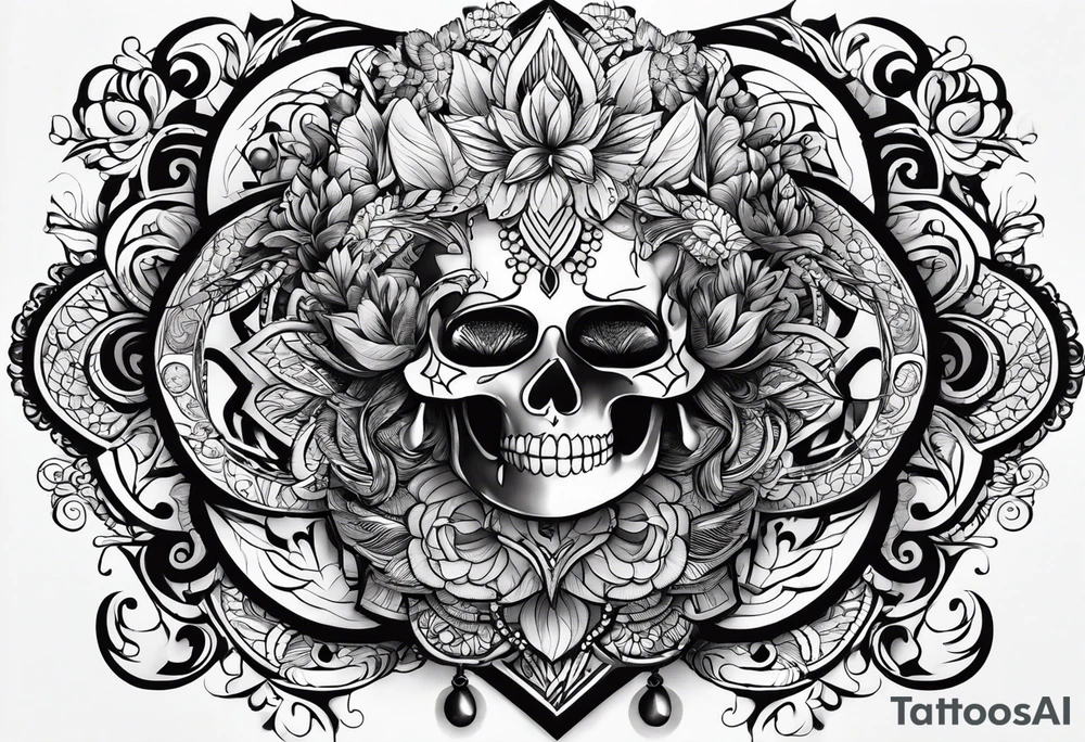 дракон и лев tattoo idea
