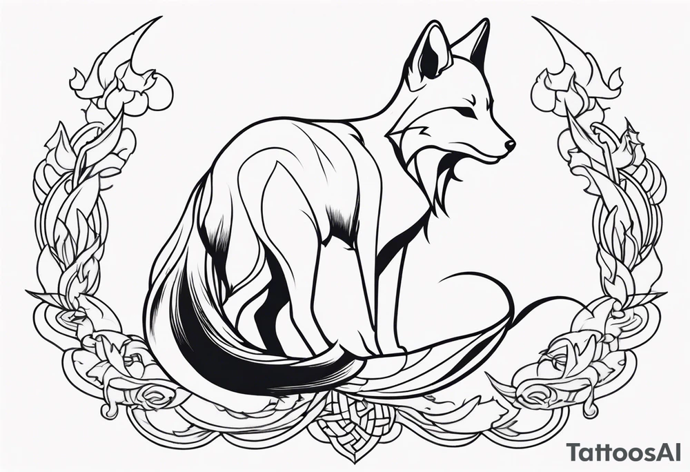 kitsune tattoo idea