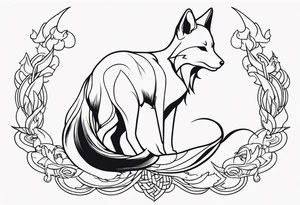kitsune tattoo idea