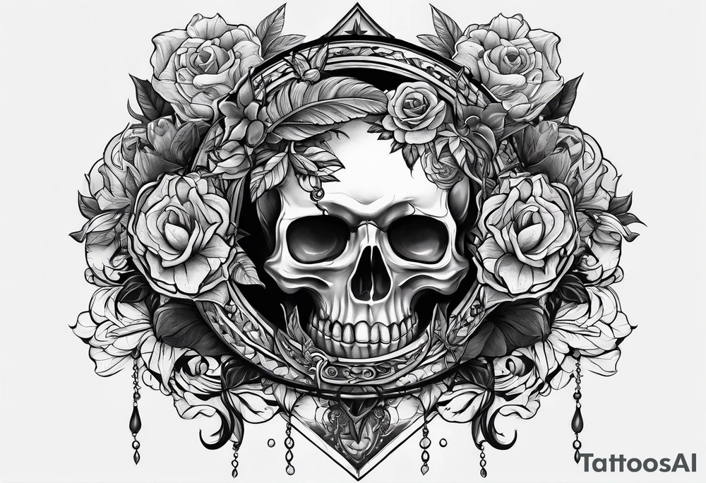 A dark fantasy tattoo tattoo idea