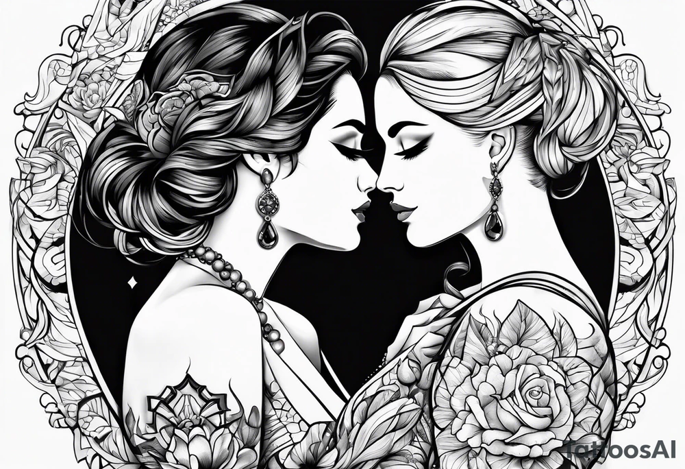 2 Puzzle pieces tattoo idea