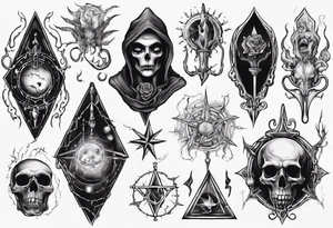 wicth necromancer tattoo idea