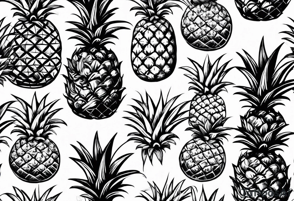 Pineapple tattoo idea