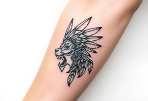 Native American totem animals tattoo idea