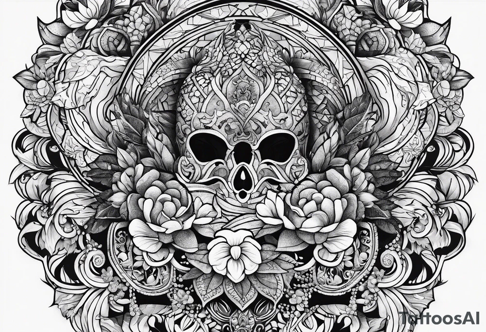 Rupestre art tattoo idea