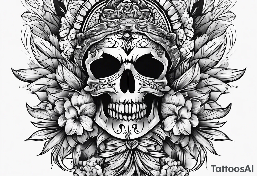 Knife tattoo idea