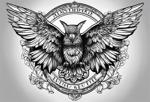 Fliegende weisse Taube tattoo idea