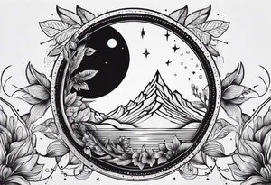 elegant line 
dainty 
spiritual 
moon 
sun 
arrow
spine
narrow tattoo idea