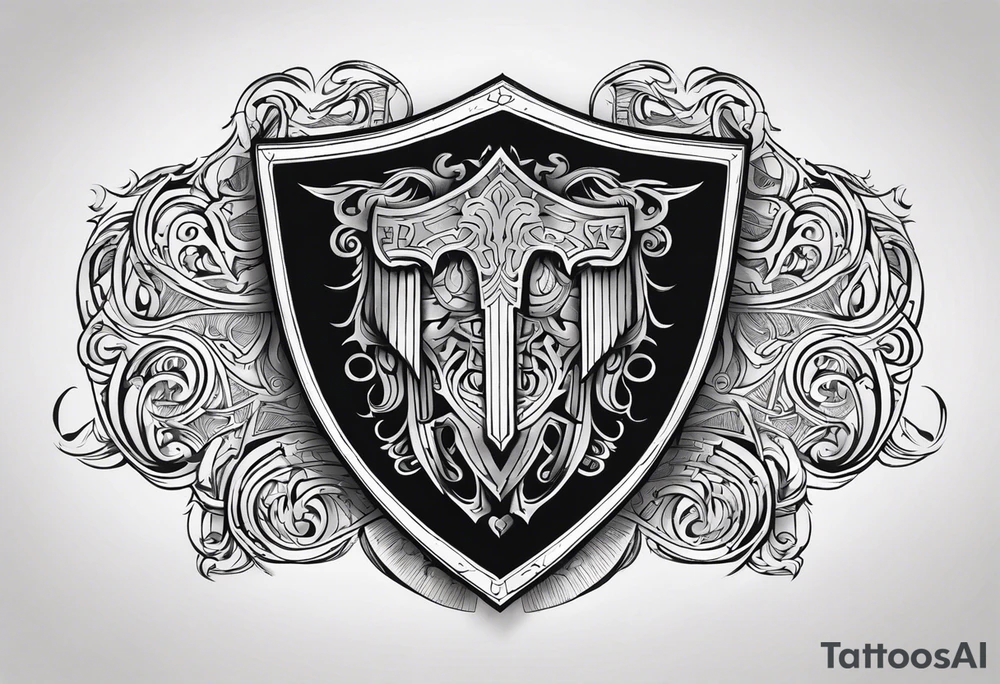 Valhalla shield tattoo idea