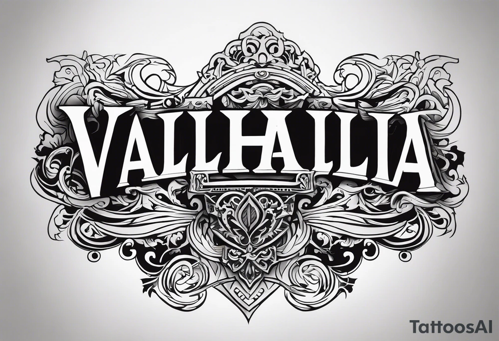 Valhalla tattoo idea