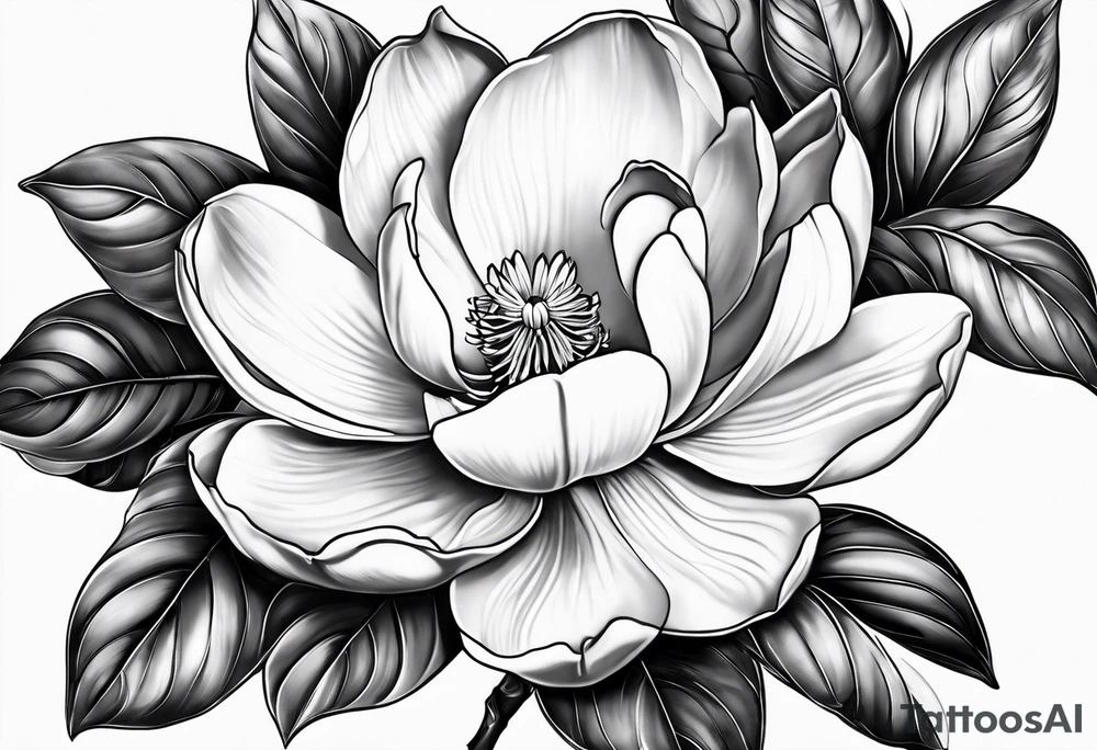 magnolia tattoo idea