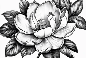 magnolia tattoo idea