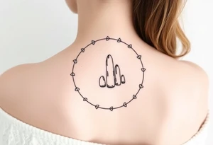 Standing stones circle tattoo idea