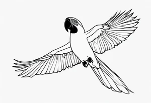Macaw tattoo idea