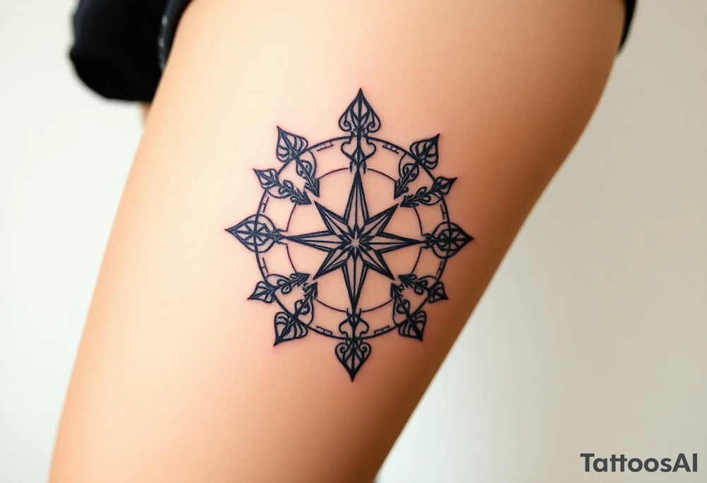 Runes, Zodiac Tarot Cards crystals tattoo idea