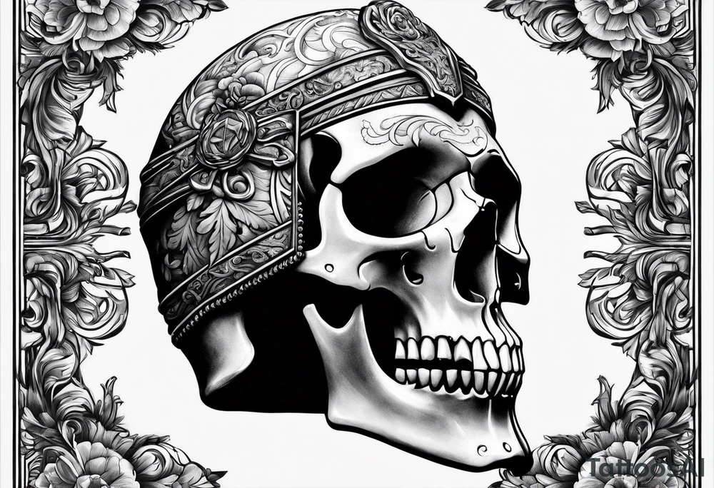 Alexander the Great skull tattoo idea
