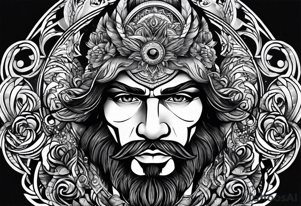 Father son half sleeve tattoo idea