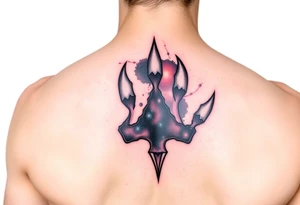 Dog paw nebula tattoo idea