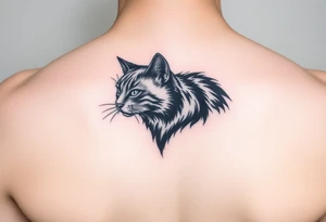 Black Cat tattoo idea