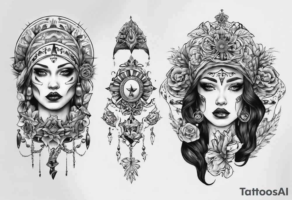 poupée russe tattoo idea