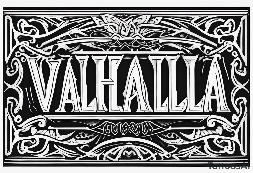 Valhalla tattoo idea
