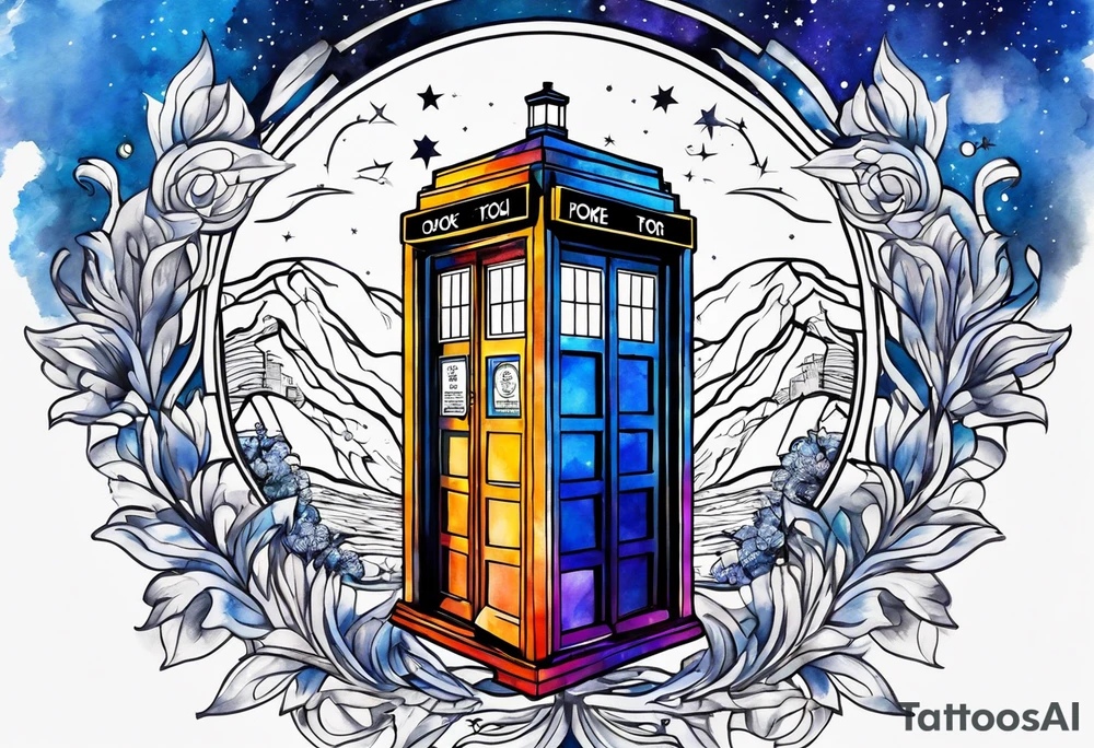 Tardis tattoo idea