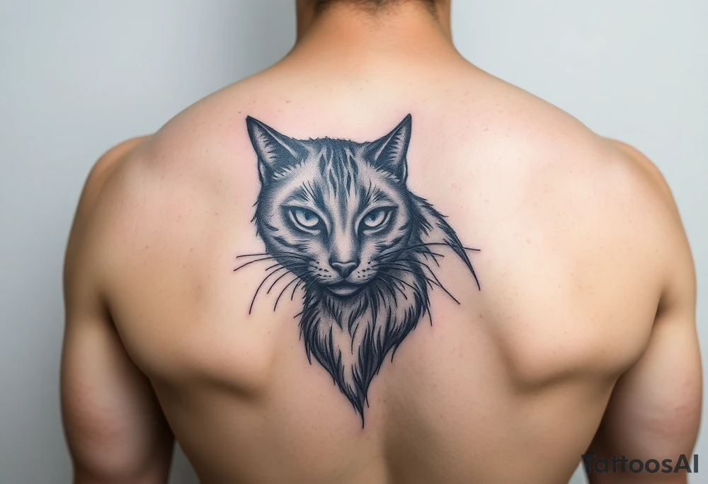 Black Cat tattoo idea