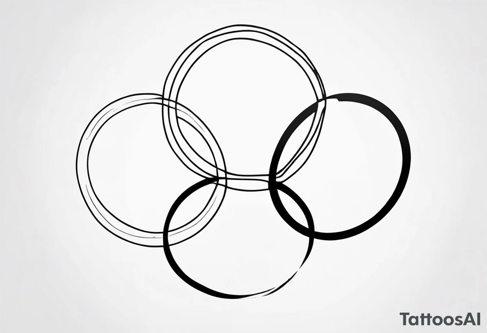 Olympic ring tattoo add on field hockey tattoo idea