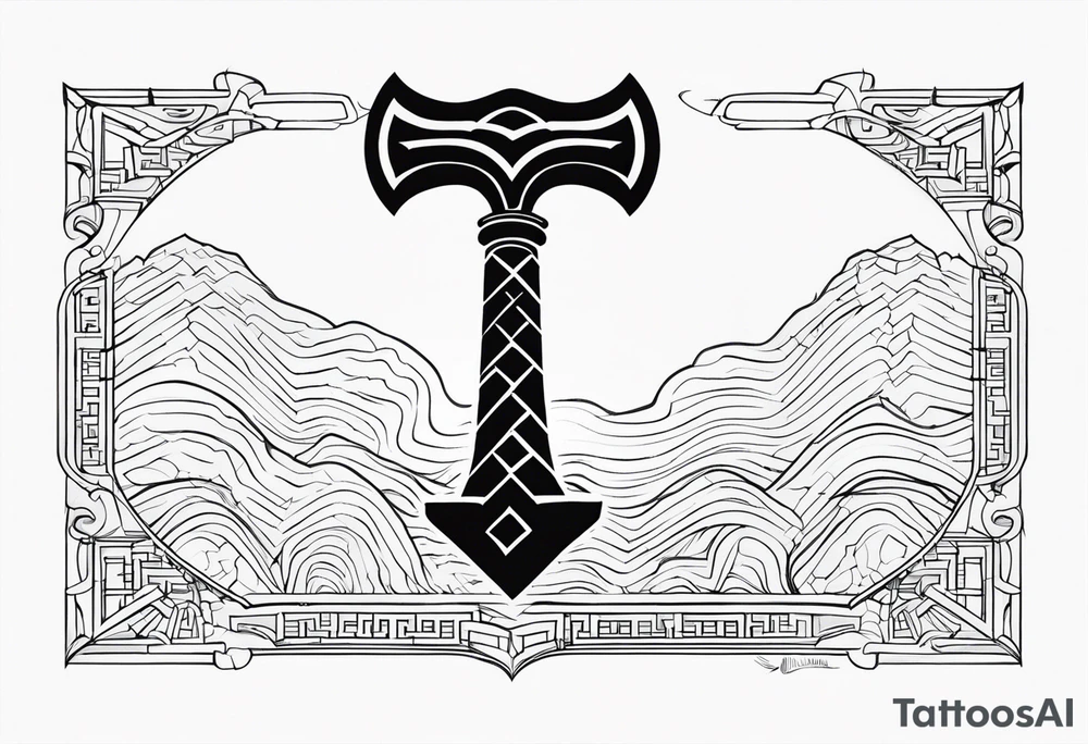 Mjolnir tattoo idea