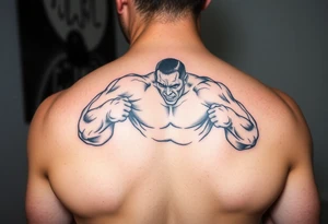 Wrestling tattoo on arm tattoo idea