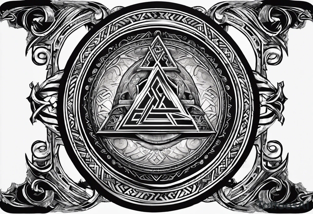 Valhalla round
shield axe sword valknut tattoo idea Valhalla round
shield axe sword valknut tattoo idea