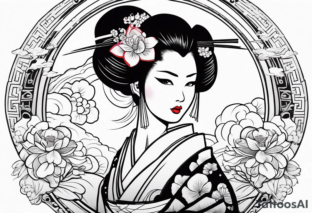 Geisha tattoo idea