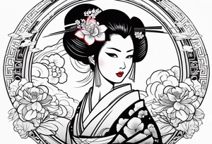 Geisha tattoo idea