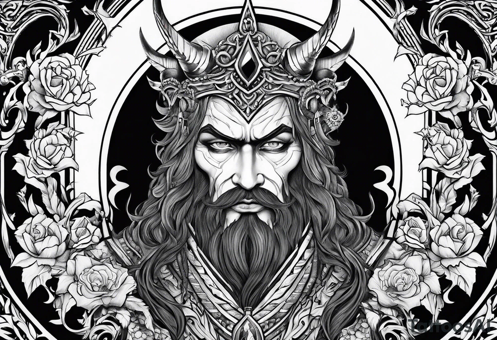 satan tattoo idea