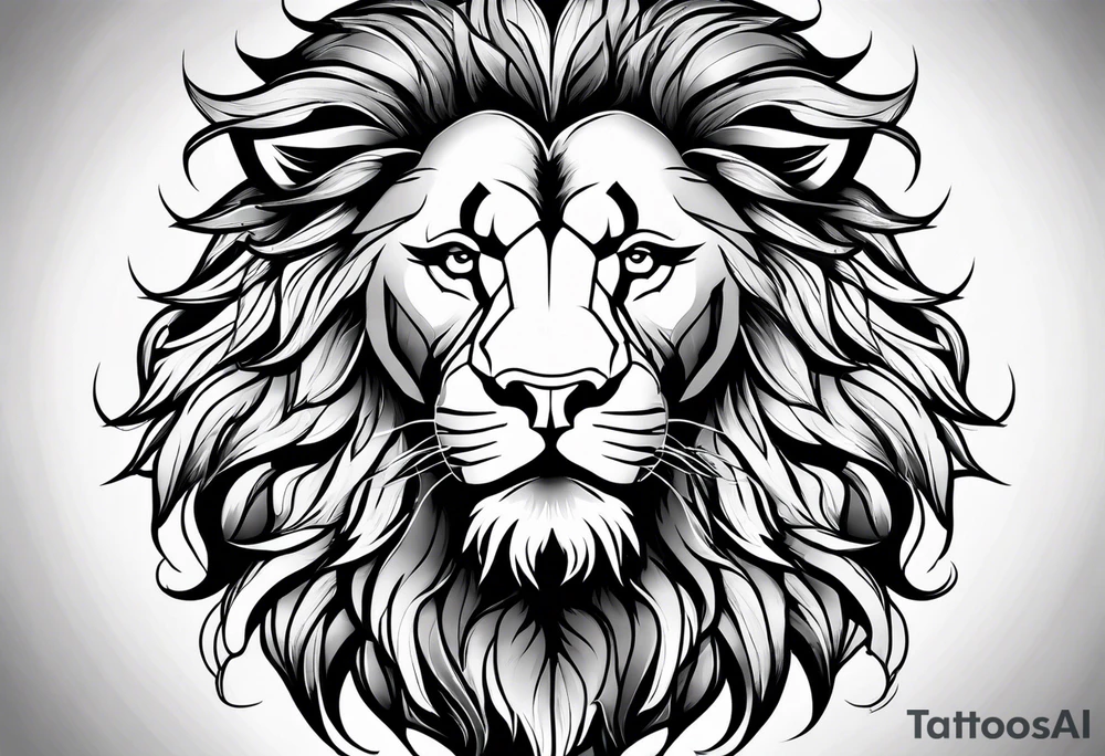Lion tattoo idea